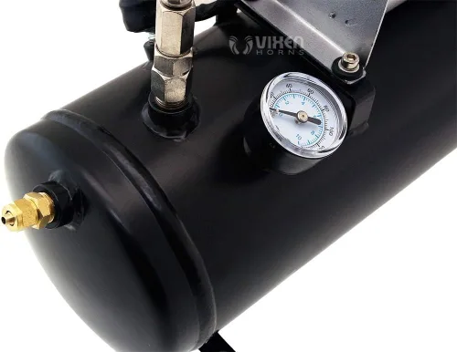 Miniatura 9 de Vixen Horns Train Horn Kit for Trucks/Car/Semi. Complete Onboard System- 150psi Air Compressor, 2 Gallon Tank, 4 Trumpets. Super Loud dB. Fits
