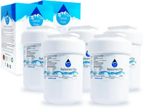 Paquete de 5 filtros de agua de repuesto para refrigerador General Electric GFSL6KEXALS, compatible con cartucho de filtro de agua de refrigerador