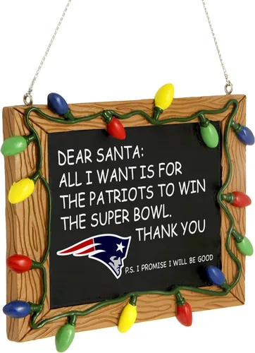 Miniatura 14 de NFL Resin Holiday Christmas Chalkboard Sign Ornament