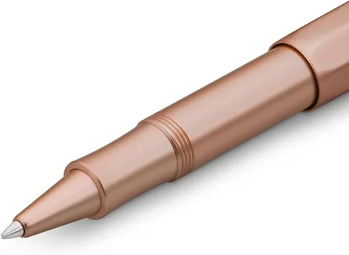 Miniatura 3 de Kaweco AL SPORT - Bolígrafo de gel I dorado rosa con punta redonda de 0.028 in, diseño clásico, con bola de cerámica, 5.1 in, aluminio oro rosa