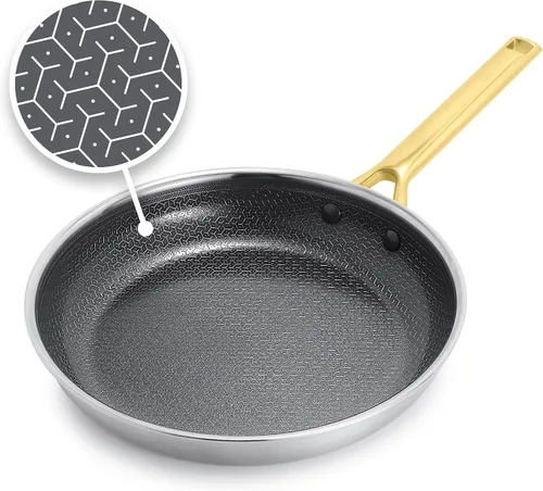 Miniatura 14 de GreenPan Hybrid - Sartén antiadherente de acero inoxidable de 8 pulgadas, sartén de cerámica de tres capas APEX Thermobond sin PFAS, compatible