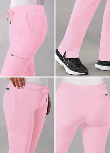 Miniatura 4 de Pantalones Adar Addition Scrubs, ropa quirúrgica, ajustados, con cordón, estilo cargo, para mujer