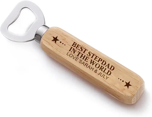 Miniatura 7 de Abrebotellas de madera personalizado para hombre, Día del Padre, Navidad, regalos de cumpleaños para papá, papá, abuelo, tío, abrebotellas grabado
