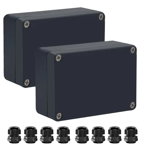 Miniatura 27 de Caja de conexiones Caja de conexiones IP65 impermeable de plástico ABS para proyectos eléctricos Caja de conexiones de alimentación Cajas