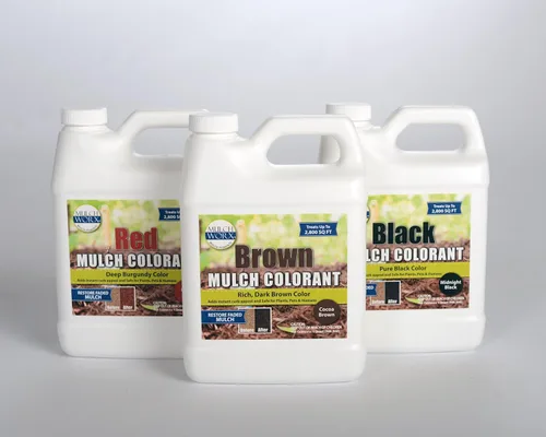 Miniatura 6 de Mulch Worx Concentrado de color de mantillo marrón - 2,800 pies cuadrados - Spray de tinte para mantillo marrón oscuro intenso