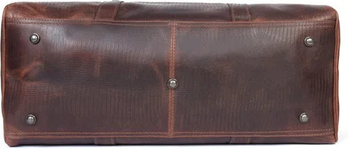 Miniatura 4 de Bolsa de viaje de cuero Bolsa deportiva para gimnasio, bolsa de mano para equipaje de avión, regalo para el día del padre por Aaron Leather Goods