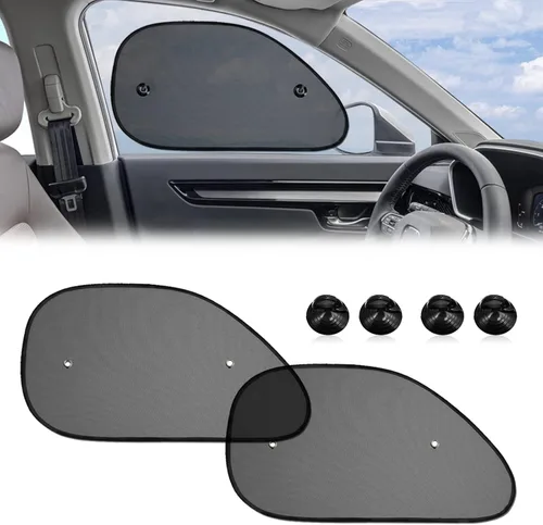 2 unidades de parasol para ventana de auto, parasol universal adhesivo para ventanas laterales para bebés, niños y mascotas contra los rayos UV y el