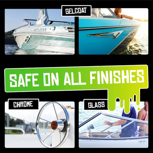 Miniatura 9 de Boat Juice Paquete de limpiador de barcos para interiores y exteriores, paquete de 32 onzas, removedor de manchas de agua para barcos, limpiador