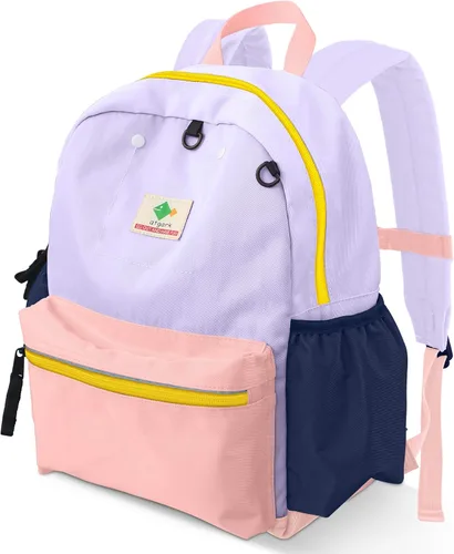 Mochila para niños pequeños de 1 a 3 años mochila para bebé con correa para niños y niñas, arnés antipérdida para caminar, T-macaron-s, Pequeño,