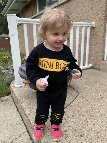 Miniatura 6 de Conjunto de 2 piezas de sudadera con estampado de letras de manga larga y pantalones para bebé niño