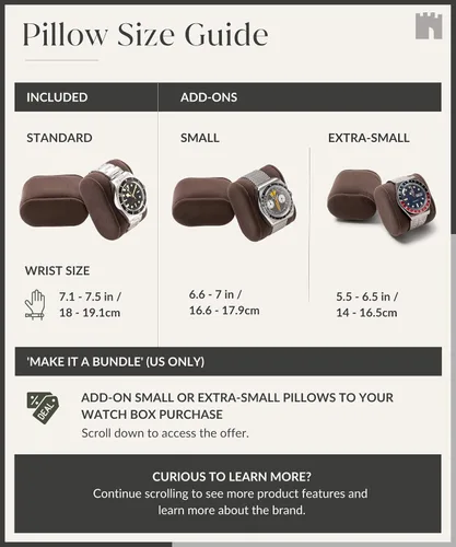Miniatura 9 de TAWBURY Organizador de caja de reloj con 8 ranuras para hombre, funda de lujo de piel sintética con cajón Caja de reloj para hombres Estuche