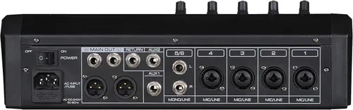 Miniatura 3 de Audio2000'S AMX7303- Mezclador de audio profesional de cuatro canales con procesador USB y DSP