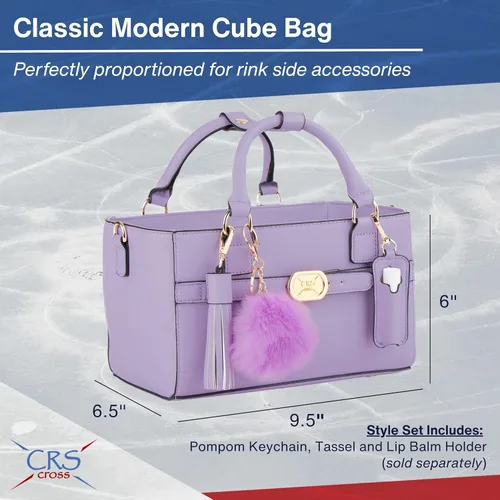 Miniatura 52 de CRS Cross Rink Side Tote. Ice Skating Accessory Bag-Figure Skating, Roller, Inline Skaters, Dance, Cheer.Organizes Guards Water Bottle Phone