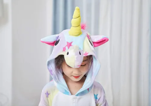 Miniatura 4 de Pijama unisex de unicornio para niños, disfraz de Halloween, regalo de cumpleaños