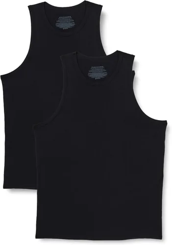 Amazon Essentials Camiseta sin mangas modal súper suave para hombre, paquete de 2