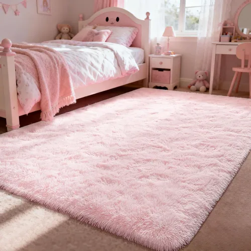Miniatura 13 de Alfombra Corredor Suave de Pelo Largo para Dormitorio, 2 x 6 pies, alfombras esponjosas con parte inferior antideslizante para pasillo, junto a