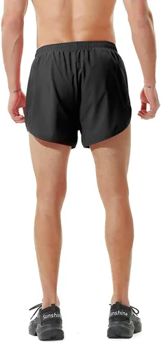 Miniatura 4 de TENJOY Pantalones cortos de correr para hombre, pantalones cortos de entrenamiento atléticos para hombre, pantalones cortos deportivos de 3 pulgadas