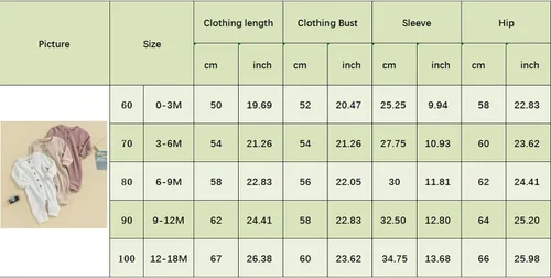 Miniatura 8 de Ropa de otoño para bebé, niña, niño, ropa de punto de manga larga, mameluco acanalado, overol de suéter de invierno para llegar a casa