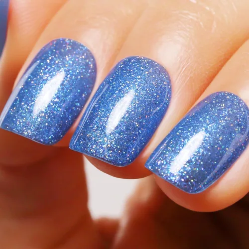 Miniatura 41 de Esmalte de Uñas en Gel con Purpurina, Esmalte de Uñas en Gel con Purpurina Rojo Sangre Brillante con Destellos, Esmalte de Uñas en Gel con Purpurina
