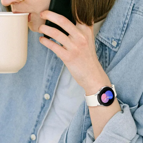Miniatura 4 de Correas sin huecos compatibles con Samsung Galaxy Watch 7 6 5 4 FE 40mm 44mm/5 Pro 45mm/6 Classic 43mm 47mm/4 Classic 42mm 46mm, Correa de 20mm