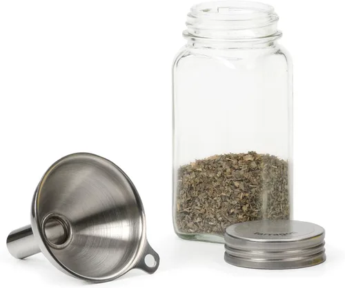 Miniatura 5 de Embudo de acero inoxidable, para rellenar frascos angostos y botellas, 1 unidad