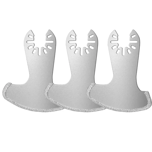 Miniatura 8 de LEILUO – Juego de 6 cuchillas oscilantes recubiertas de diamante para multiherramienta, ideales para eliminar juntas; compatibles con DeWalt