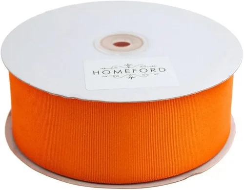 Miniatura 105 de Homeford Cinta de grogrén macizo, 50 yardas (1-1/2 pulgadas, oro antiguo)