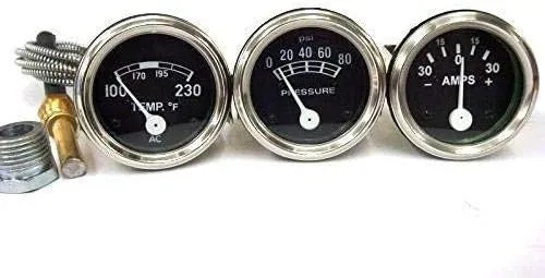 Ford Tractor Amp - Medidores de temperatura de aceite para NAA, 2N, 8N, 9N, 600, 601, 700, 701, 800, 801, 900, 901,200,4000 Jubilee.