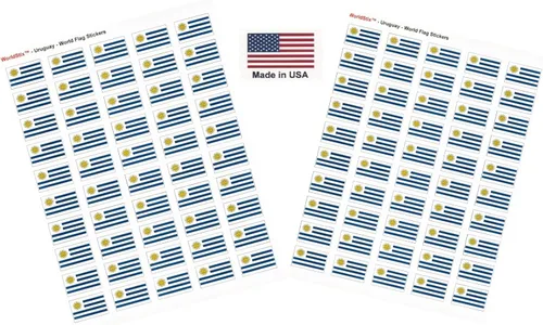 Miniatura 231 de 100 calcomanías de la bandera de Alaska; 1.5" x 1" hechas en Estados Unidos, calcomanías autoadhesivas de la bandera del estado para álbumes