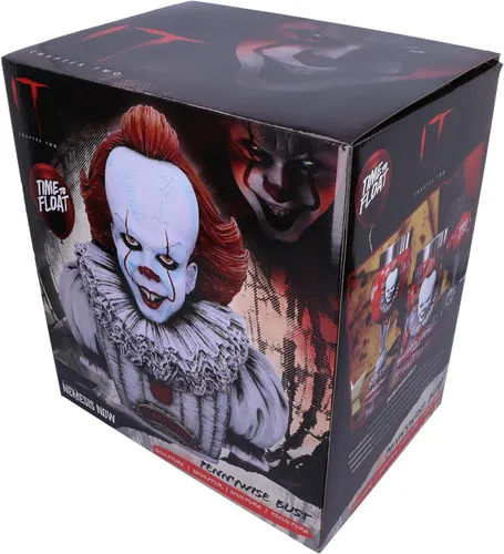 Miniatura 7 de Nemesis Now Busto Pennywise con licencia oficial de IT Capítulo 2, blanco, 11.8 in