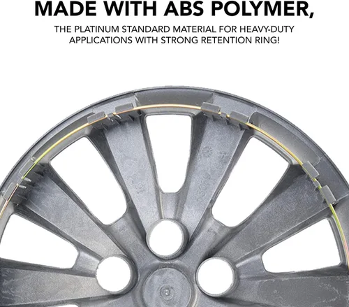 Miniatura 4 de Mayde Tapacubos de 16 pulgadas – Compatible con Nissan Sentra (juego de 4), fundas de rueda para modelos 2013-2018 Plateado