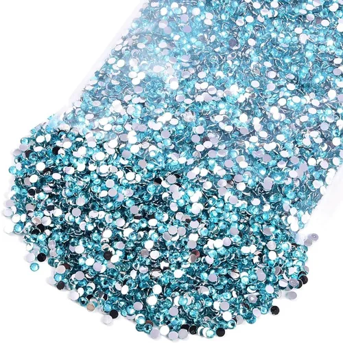 Miniatura 3 de 50000 piezas de diamantes de imitación con parte posterior plana, resina sin termoadhesión, gran cantidad al por mayor para manualidades, bricolaje