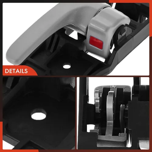 Miniatura 7 de A-Premium Manija de puerta interior del lado del conductor delantera o trasera compatible con Toyota Tundra 2004-2006 Crew Cab, Sequoia 2001-2007