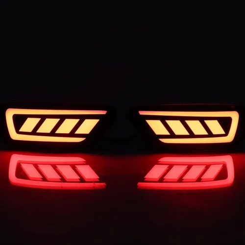 Miniatura 5 de Compatible con Jeep Compass 2011-2016, Jeep Grand Cherokee 2011-2021, Dodge Journey 2011-2017, luz de parachoques LED, luz de freno, luz antiniebla