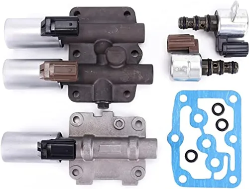 Miniatura 2 de 28250-P6H-024 Kit de solenoides de transmisión compatible con Accord Odyssey Pilot TL CL MDX Reemplazar 28250-P7W-003 28400-P6H-013 28500-P6H-013