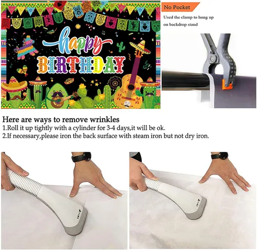 Miniatura 9 de Decoraciones para fiestas mexicanas con temática de fiesta mexicana, decoración de fiesta mexicana del Cinco de Mayo, cartel de cumpleaños de dos