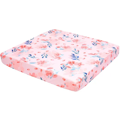 Miniatura 11 de Cloele Sábanas bajeras cuadradas perfectas para colchones portátiles de 36 x 36 pulgadas, sábanas cuadradas de jungla para cuna, sábana bajera Animal