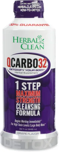 Miniatura 3 de Desintoxicante Herbal Clean, Q carbo 32, uva líquida, 32 onzas