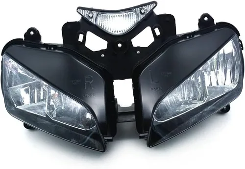 Miniatura 4 de Conjunto de faros delanteros de motocicleta compatible con Honda CBR1000RR 2004 2005 2006 2007 motocicleta plástico faro delantero faro delantero