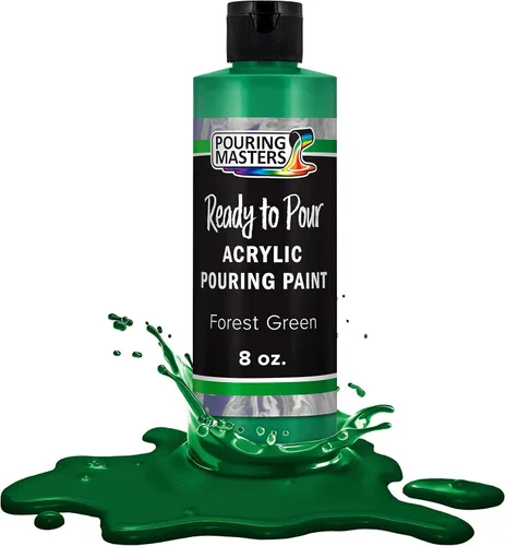 Miniatura 24 de Pouring Masters Caribbean Blue - acrílico listo para verter pintura – Premium 907 gr (32 onzas) pre-mezclado a base de agua – para lienzo, madera