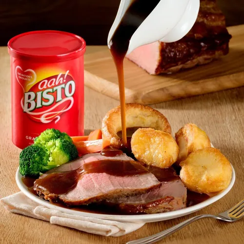 Miniatura 4 de Bisto Gránulos de salsa – Sabores de carne de res y pollo, importados del Reino Unido – Textura suave clásica, 6.00 oz (sabor a elegir)