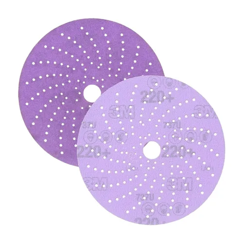 Miniatura 30 de 3M Cubitron II Hookit 31370 - Disco abrasivo de lijado limpio, 6 pulgadas, grado 40+, paquete de 50 discos, alto rendimiento, larga duración