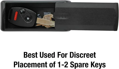 Miniatura 4 de Master Lock 207D - Funda magnética extra grande para llaves, capacidad de 1 a 2 llaves, color negro