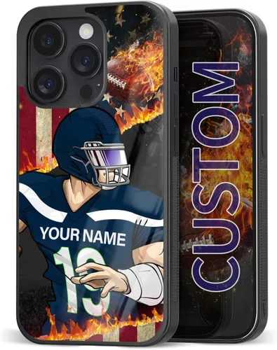 Miniatura 26 de Fundas de teléfono personalizadas con diseño deportivo para fanáticos para iPhone 11, 12, 13, 14, 15, 16 Pro Max Plus Mini X 7 8 SE para Samsung