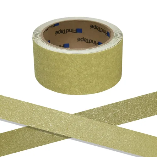 FindTape Cinta antideslizante antideslizante prémium (AST-35): 2 pulgadas x 10 pies / Oliva claro (Beige)
