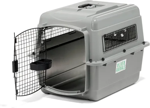 Miniatura 9 de Petmate Sky Kennel - Para aire y viajes, jaula para perros compatible con aerolíneas para mascotas de 50-70 lbs, perrera para perros resistente