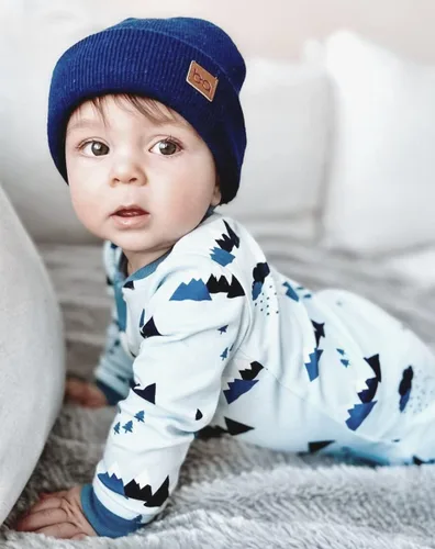 Miniatura 24 de ZippyJamz - Pijama orgánica para bebé con pies y cremallera para cambiar pañales fácil y rápido