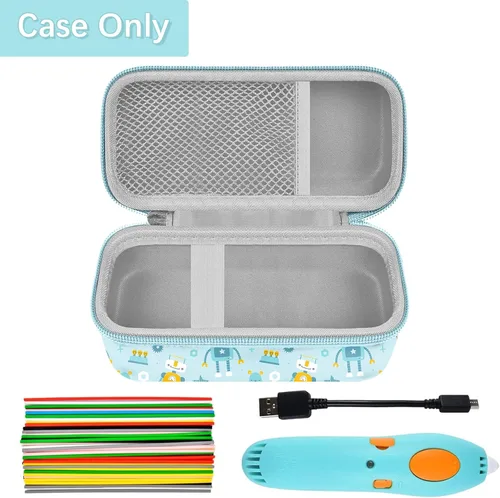 Miniatura 2 de Leayjeen Estuche de almacenamiento compatible con 3Doodler Start+ Essentials para juego de bolígrafos 3D para niños, para niños de 8 a 12 años, apto