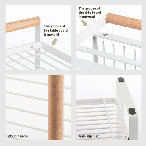 Miniatura 5 de CEEFU Cuencos elevados mejorados para gatos, soporte ajustable para gatos con 2 cuencos de cerámica para gatos y perros, 20 onzas cada uno