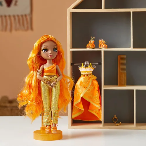 Miniatura 8 de Muñeca de moda Rainbow High - Meena Fleur (Oro Azafrán)